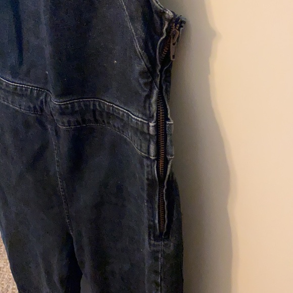 Free People Denim Halter Jumpsuit - Picture 5 of 9